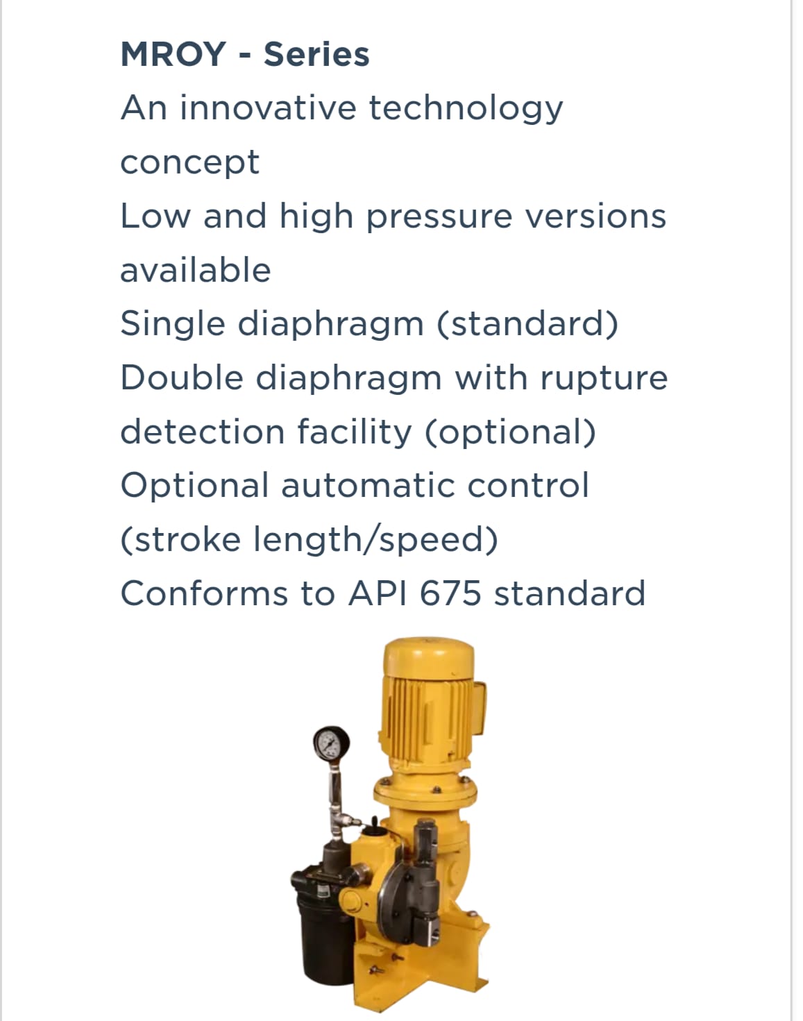 Dozing and Chemical Pumps